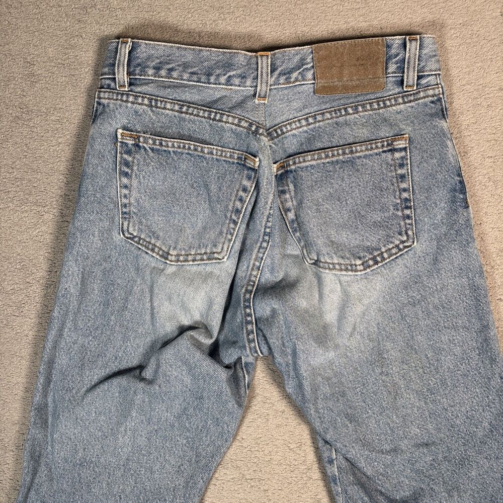 LONDONJEAN Light Wash Cropped Jeans with Multicolor Floral Cuffs - Picture 10 of 13